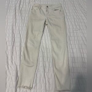 Old Navy White Super Skinny Jeans